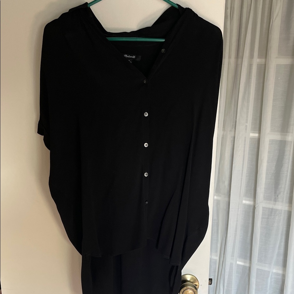 Madewell Black Button-Down Women's Shirt XS